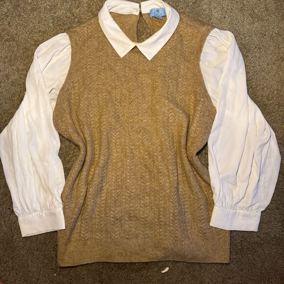 Size Large Cece Office Siren Workwear Top - Picture 2 of 4